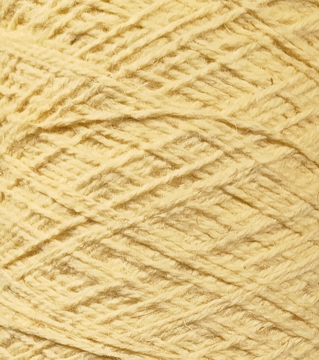 Yellow rg yarn close-up