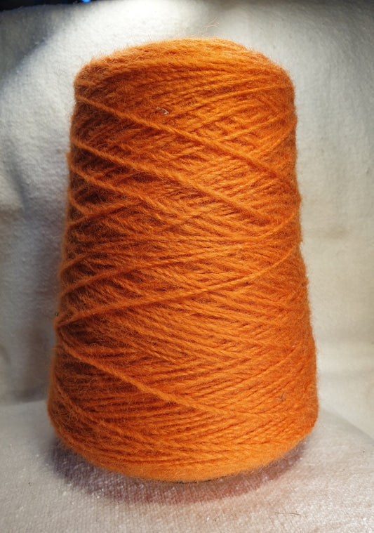 Orange rug yarn