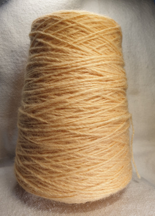 Custard coloured rug yarn