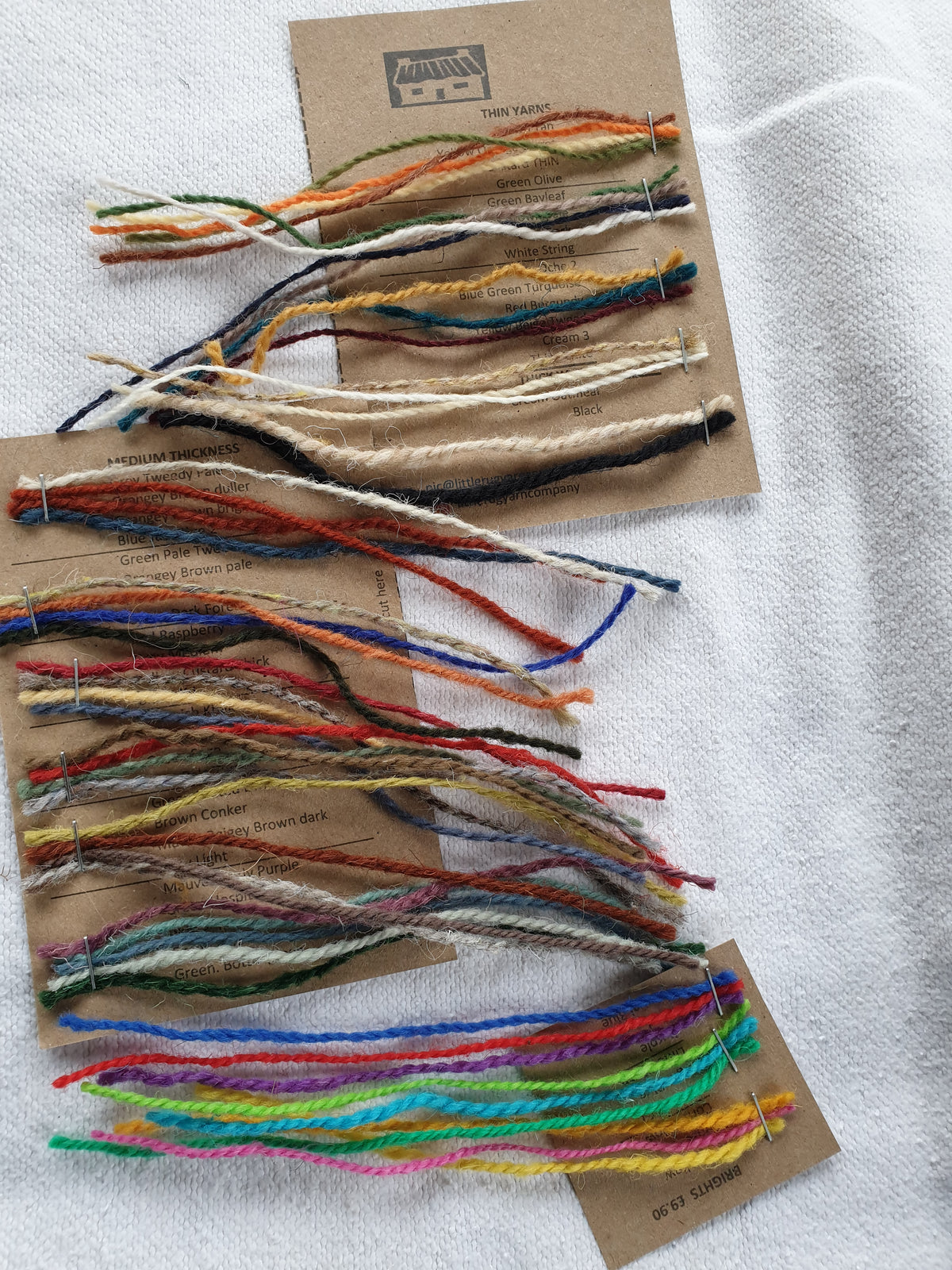 Rug Yarns. Lots of different coloured Axminster Rug Yarns, wool blend ...